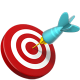 Target icon representing prioritized ideas